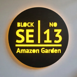 black se no 13 name plate