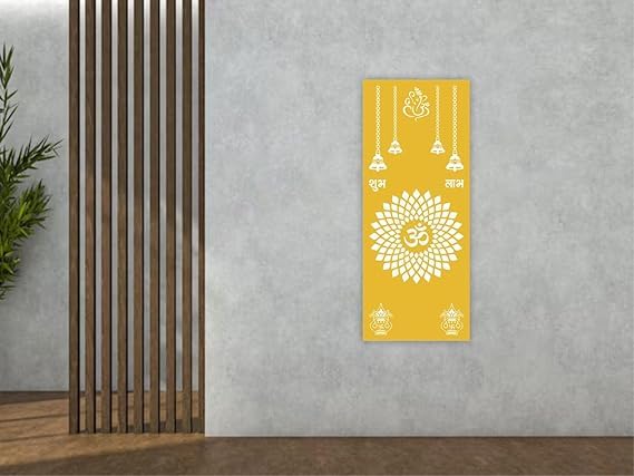 AVATARDECOR Custom Acrylic Om Symbol Wall Art for Pooja Room – Hindu Aum Mandala Decor for Mandir, Home Temple, Yoga, Meditation & Diwali – Spiritual Backdrop for Indian Festival & Prayer Space - Image 2