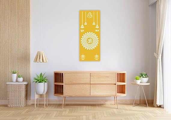 AVATARDECOR Custom Acrylic Om Symbol Wall Art for Pooja Room – Hindu Aum Mandala Decor for Mandir, Home Temple, Yoga, Meditation & Diwali – Spiritual Backdrop for Indian Festival & Prayer Space - Image 3