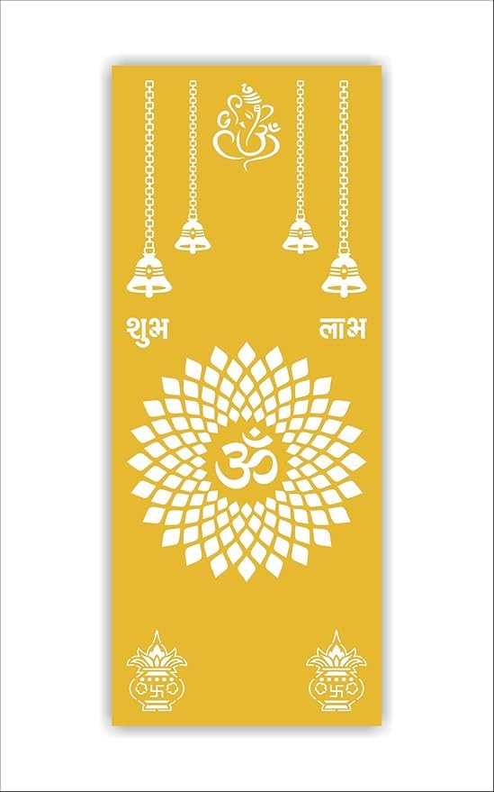 Acrylic Om Symbol Wall Art for Pooja Room