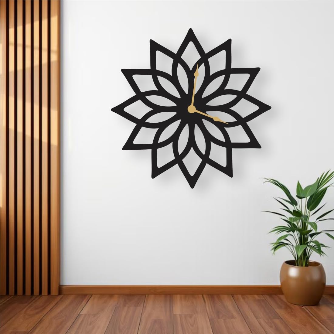 Modern Stylish Wall Clock for Home Decor – Silent Non-Ticking Designer Wall Watch with Large Numbers – Elegant Decorative Timepiece for Living Room, Bedroom, Office, Kitchen - Image 4