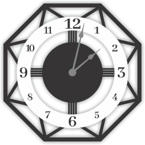 Octagonal Wall Clock