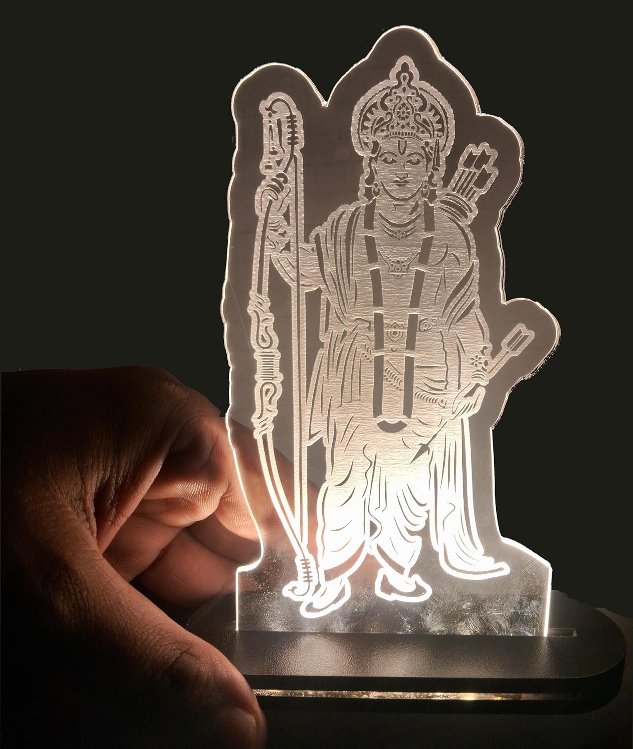 Lord Ram 3D Acrylic LED Night Lamp
