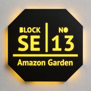 personalized-name-plate-waterproof-acrylic-led-name-plate-with-light-hexagonal
