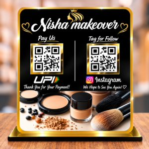 custom-acrylic-qr-code-stand-for-makeup-artist