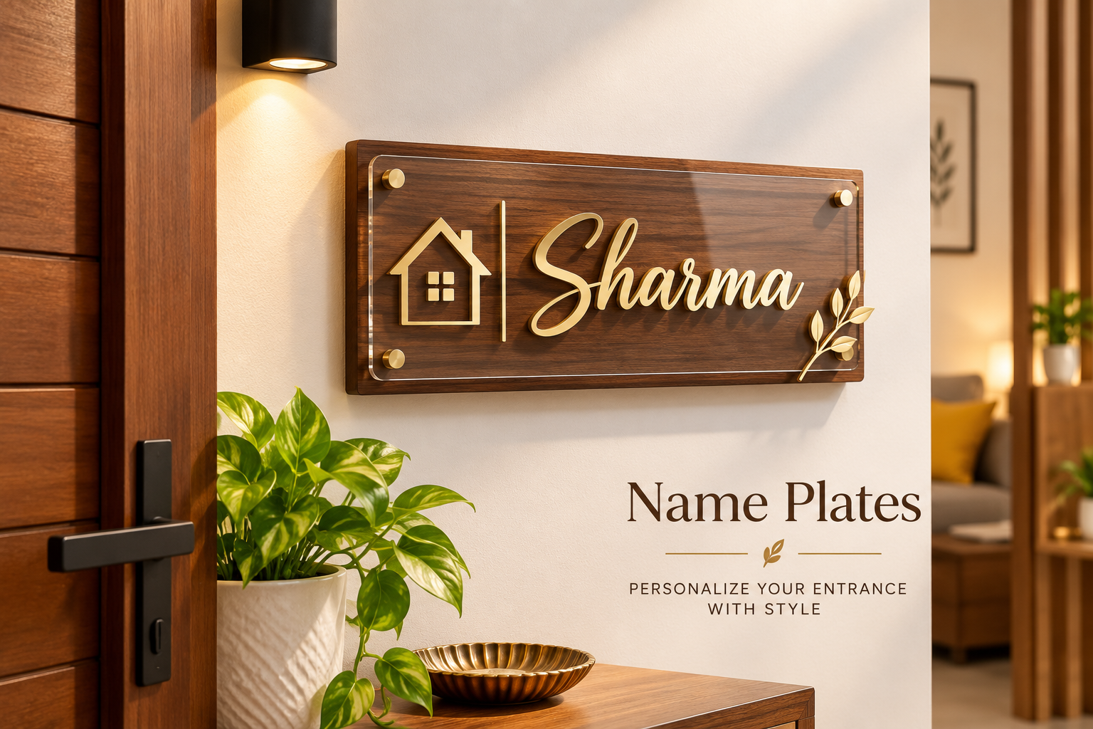 Read more about the article Personalized Name Plates: Make Your Entrance Truly Yours