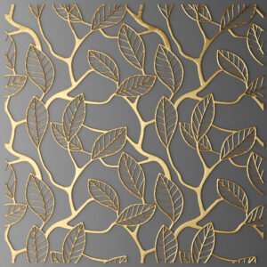 golden-leaf-pvc-wallpaper